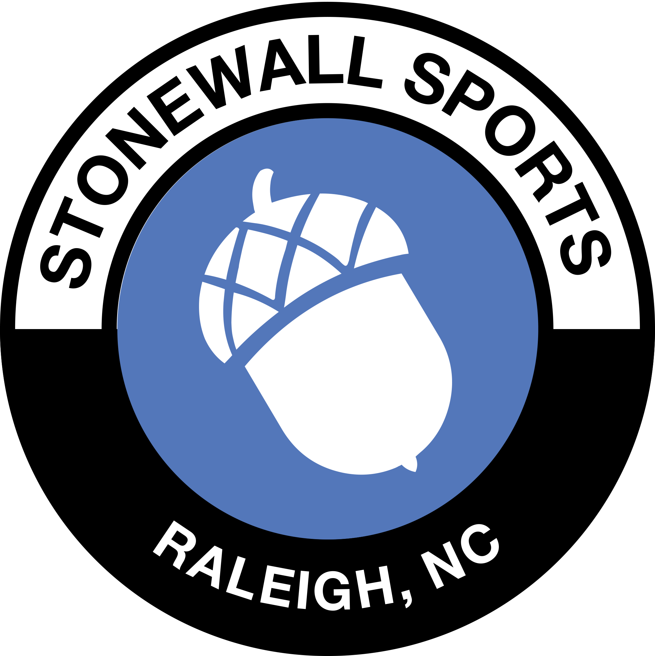 Stonewall Raleigh Circle Acorn Blue Logo (1)